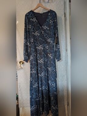 Allison‎ Brittney NWT Faux Wrap Maxi Dress Sz.2X
